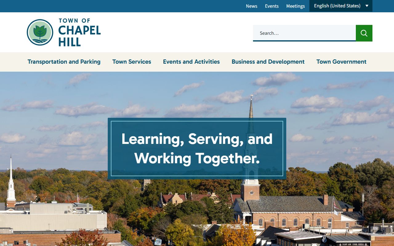 Town of Chapel Hill website for birth records information