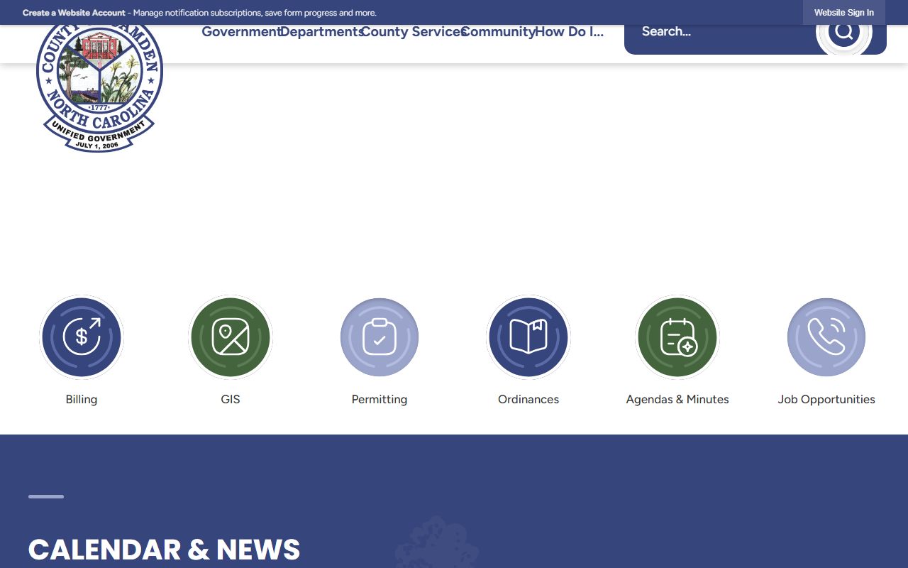 Camden County birth records government website